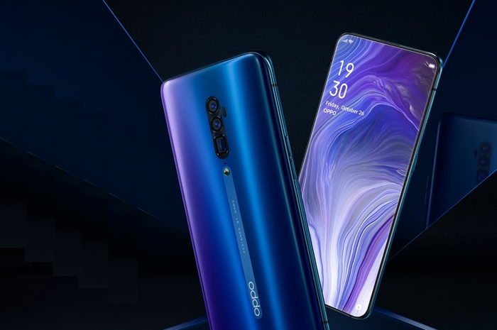 Reno 10x Zoom 12GB Special Edition warna Ocean Blue
