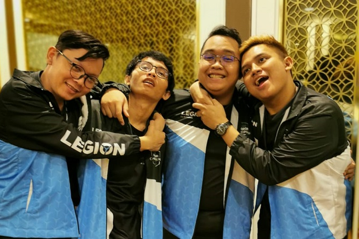 Aerowolf akan mewakili Indonesia di turnamen Legion of Champions Seri IV 2019 di Bangkok. (kiri ke kanan, IkyAr - Katou - Exagon - RDK)