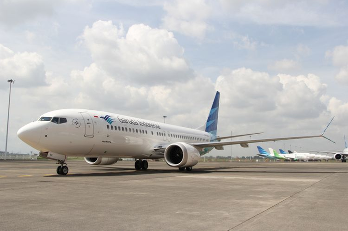 Pesawat Garuda Indonesia.