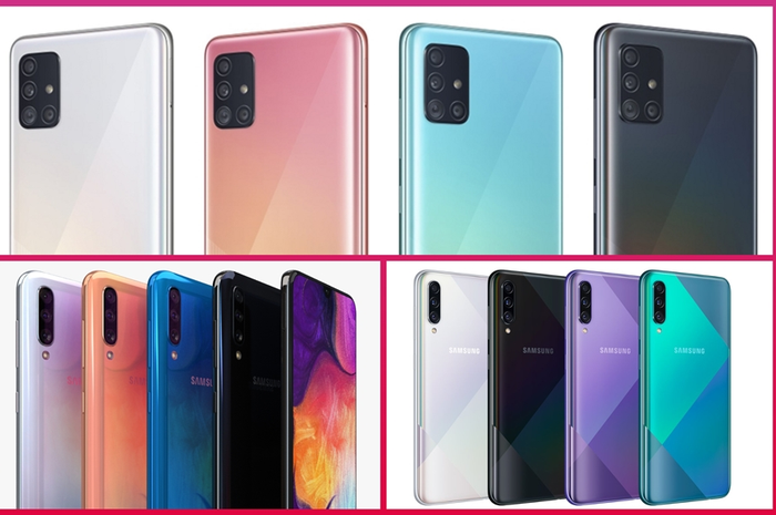 Samsung Galaxy A50, Galaxy A50s, dan Galaxy A51