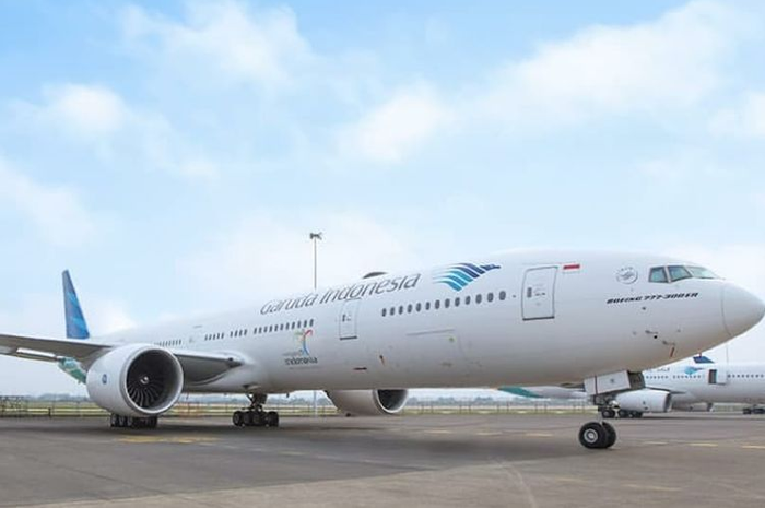 Pesawat Garuda Indonesia.