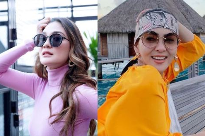 Syahrini dan Luna Maya