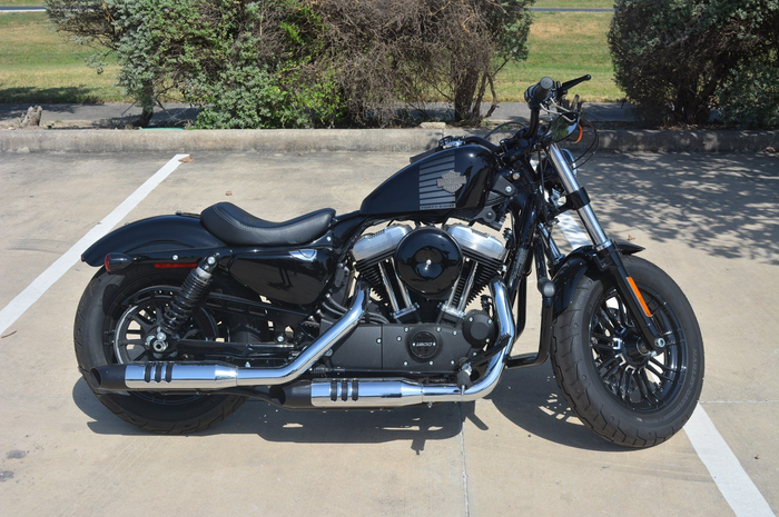 Illustrasi motor gedea Harley Davidson
