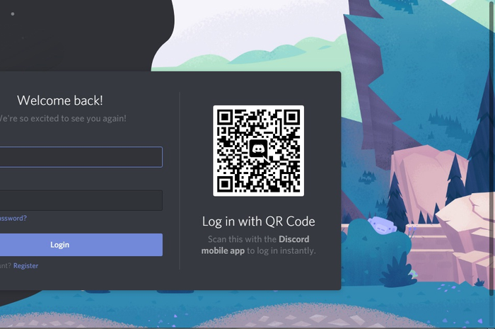 Kini bisa masuk akun Discord hanya dengan scan kode QR
