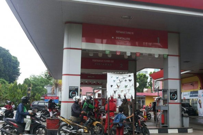 Ilustrasi SPBU Pertamina