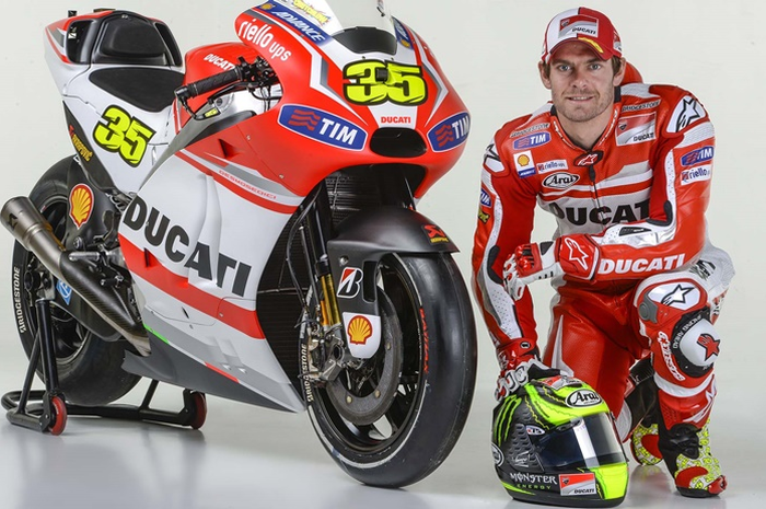 Cal Crutchlow pernah bergabung dengan Ducati di MotoGP 2014