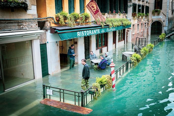 Venice saat banjir