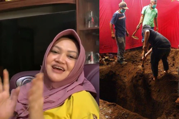 Kesaksian penggali kubur makam Lina Jubaedah