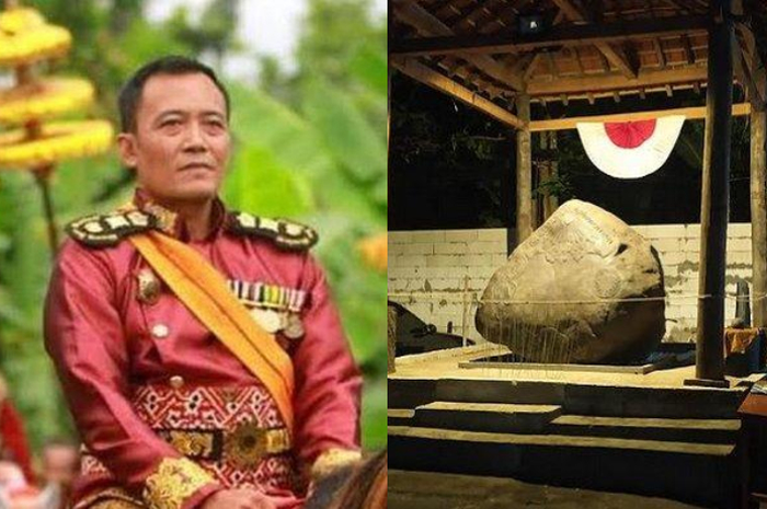 Batu Prasasti yang ada di Keraton Agung Sejagat
