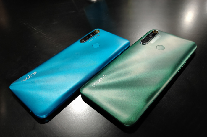 Tampilan realme 5i di Indonesia.