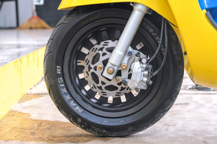 Kampas rem Peugeot Django bisa substitusi pakai Honda PCX 150.
