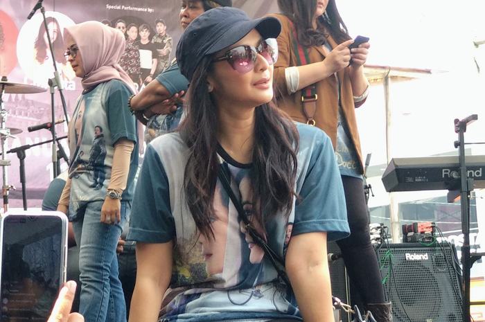 Maudy Koesnaedi saat ditemui Grid.ID di tepatnya di pusat perbelanjaan Ciplaz Depok, Depok, Jawa Barat pada Minggu (19/1/2020). 