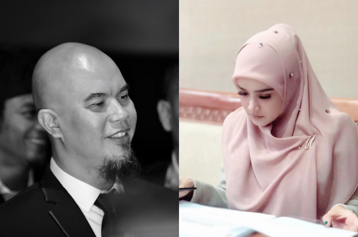 Kolase foto Ahmad Dhani dan Mulan Jameela