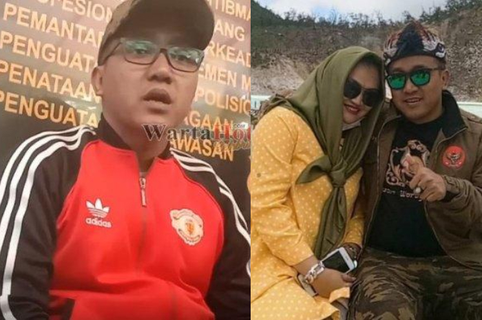Kolase foto Teddy dan Lina Jubaedah