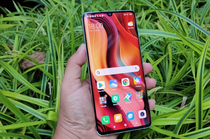 Xiaomi Mi Note 10 Pro tampak depan