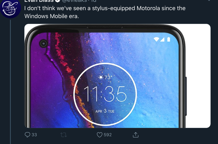 Bocoran hape flagship Motorola mendatang