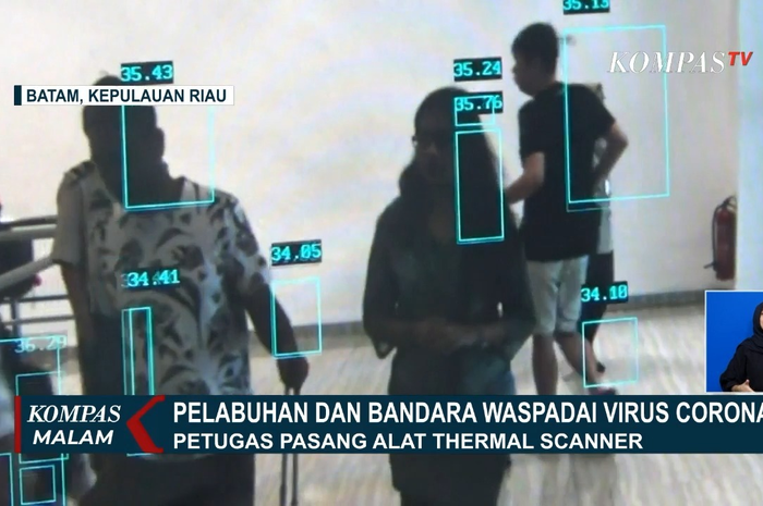 Kepala KKP)Bandara Soekarno-Hatta, Anas Ma'ruf di Bandara Soekarno-Hatta ada Thermal Scanner dan Thermo Gun.