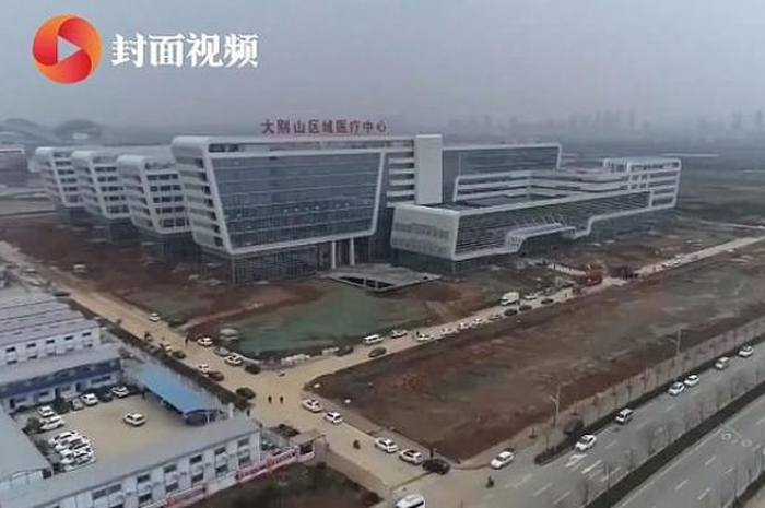 rumah sakit coronavirus di china, dibangun dalam waktu 2 hari saja