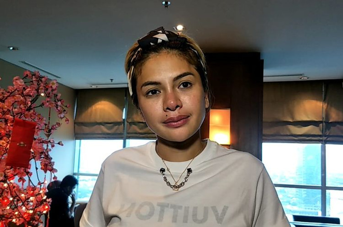 Nikita Mirzani saat ditemui di gedung Trans TV 