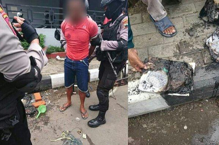 Pembakaran terjadi di samping Rumah Tahanan (Rutan) Pemalang pada Kamis siang, pelaku kini ditangkap polisi.