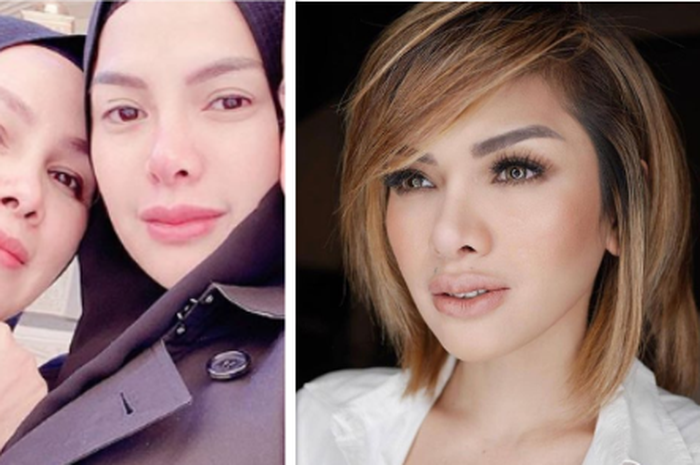 Nikita Mirzani bersama sahabatnya, Fitri Salhuteru.