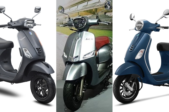 Suzuki Saluto 125 berhadapan langsung dengan Vespa LX 125 dan Vespa S 125.