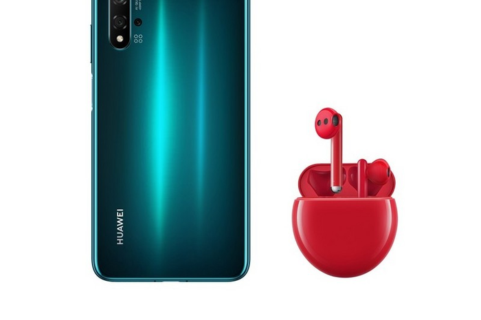 Huawei Nova 5T dan Freebuds 3
