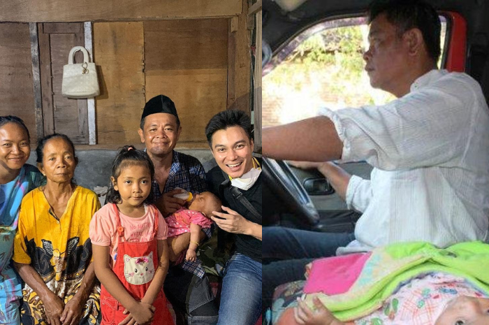 Bikin Terenyuh, Momen Baim Wong Bertemu Nurul Mukminin Sopir Angkot yang Viral Karena Bawa Bayinya saat Bekerja, Begini Kehidupan sang Sopir yang Sering Mandikan Anaknya di Toilet Terminal
