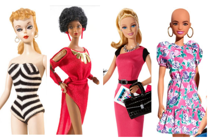 Intip transformasi boneka Barbie dari tahun 1950an sampai 2020, yuk!