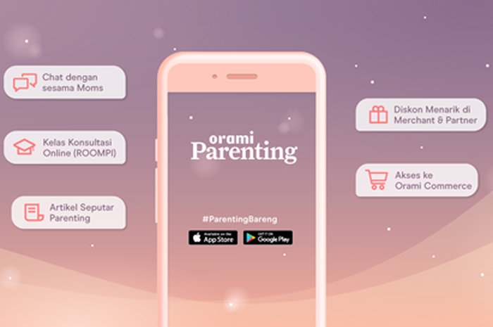Aplikasi Orami Parenting.