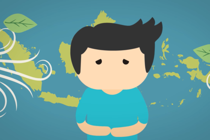ilustrasi masuk angin duduk