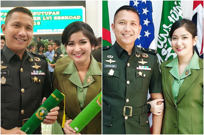 Winda Khair dan suami.