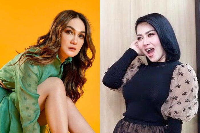 Syahrini dan Luna Maya