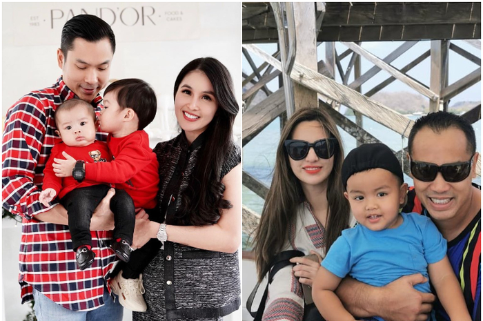 Kolase keluarga Sandra Dewi-Harvey Moeis/ Nia Ramadhani-Ardi Bakrie