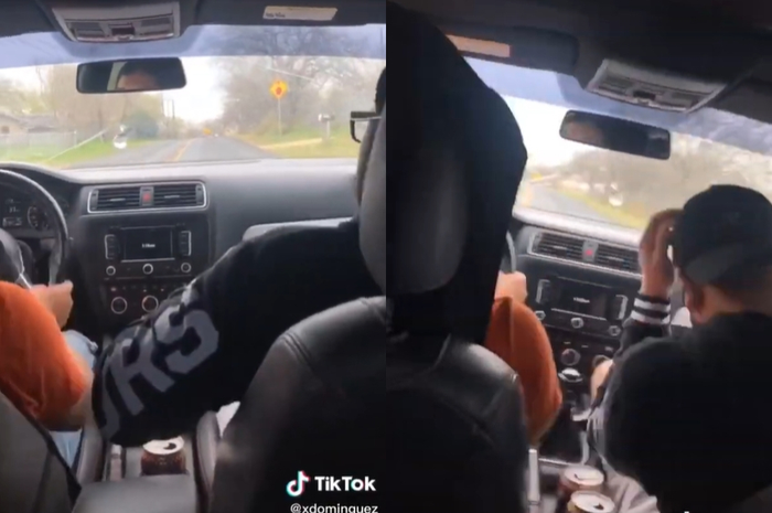 Cha-Cha Slide yang dilakukan sambil mengemudi