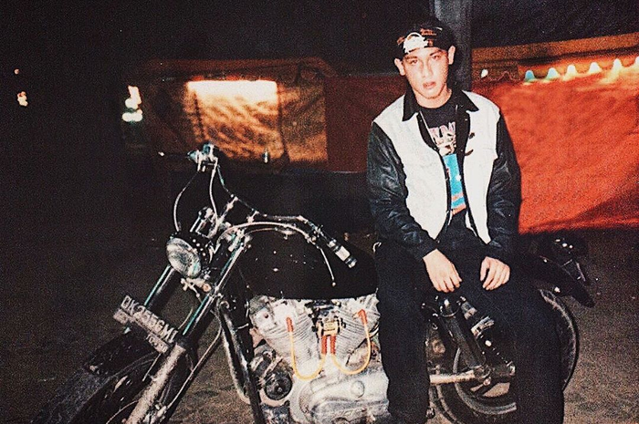 Chef Juna ketika masih menjadi anak motor saat muda