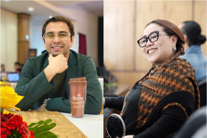 Kolase foto Raffi Ahmad - Nunung