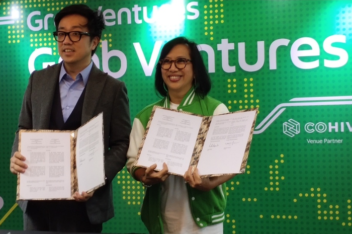 Nicko Widjaja, CEO BRI Ventures dan Neneng Goenadi, Managing Director Grab Indonesia.