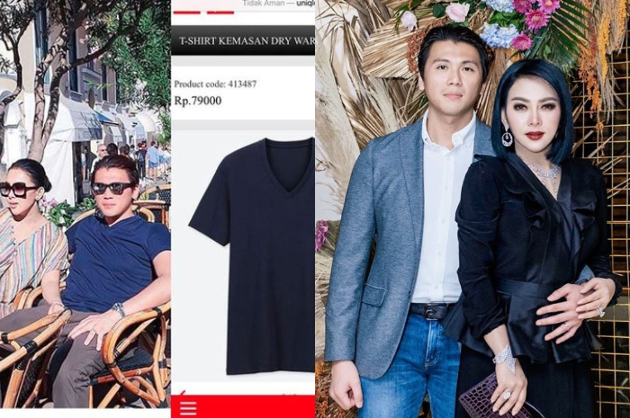 Berbanding Terbalik dengan Syahrini yang Kenakan Gaun Bermerk Jutaan Rupiah, Reino Barack Malah Pilih Pakai Kaos Murah Meriah Harganya Tak Sampai Rp 100 Ribu Hingga Buat Netizen Menceletuk: Orangnya Low Profile ya
