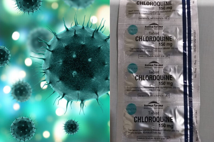 Klorokuin obat malaria yang disebut bisa mengobati virus corona.