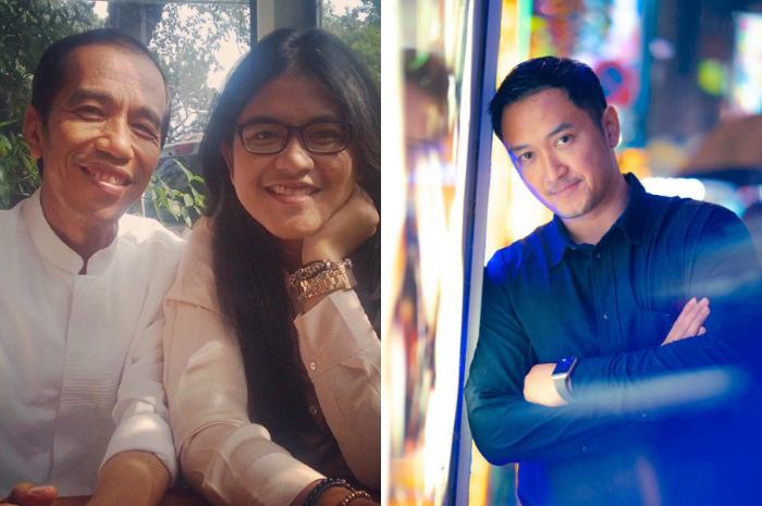Presiden Joko Widodo dan Kahiyang Ayu, dan Haydar Pratama