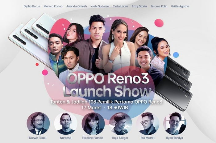 Launching Online OPPO Reno3