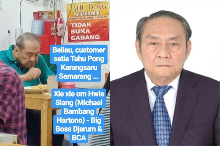 Bos Djarum dulu kepergok sedang menikmati tahu pong, kini kekayaannya menurun karena corona