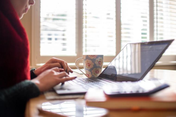 Illustrasi work from home