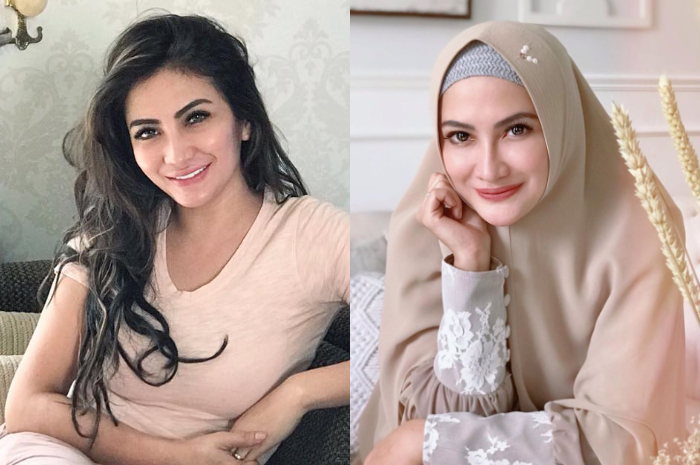 Natalie Sarah sebelum dan sesudah berhijab usai putuskan menjadi mualaf