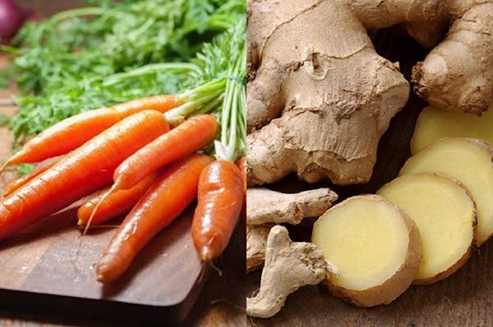 Miliki masalah kolesterol tinggi, jangan buru--buru minum obat, coba minum jus campuran jahe dan wortel. Begini cara membuatnya.