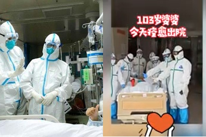 Nenek usia 103 tahun di China dinyatakan sembuh dari corona hingga pegang rekor pasien tertua yang berhasil pulih dari Covid-19