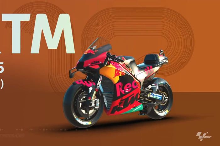 Penampilan video infografis dengan format 3D menjelaskan deretan motor MotoGP yang berkompetisi musim ini