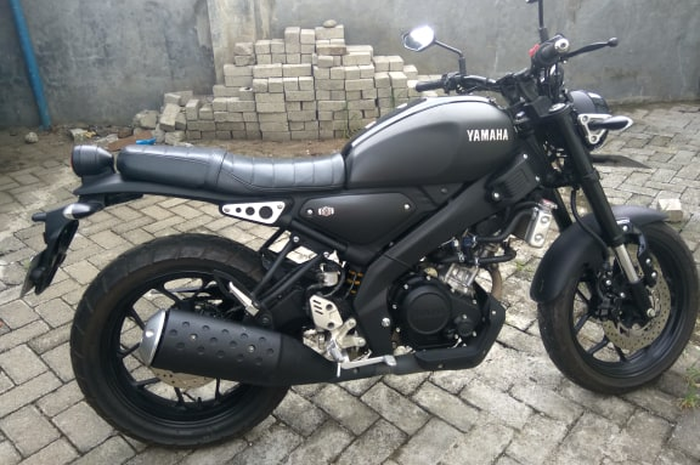 Yamaha XSR 155 pakai setang Byson