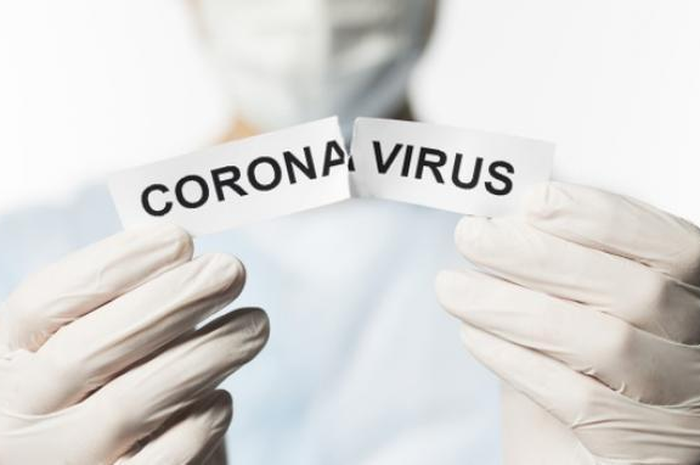 Ilustrasu virus corona.